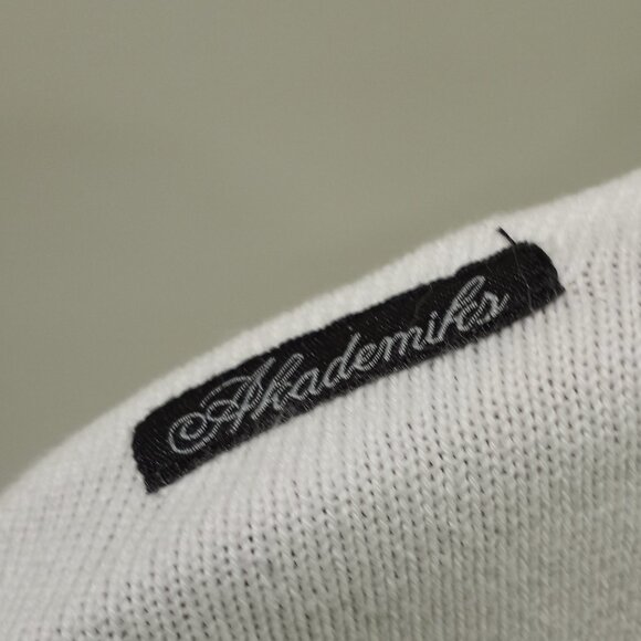 AKADEMIKS WHITE V-NECK PREPPY SWEATER MEN SIZE XL - Picture 6 of 8